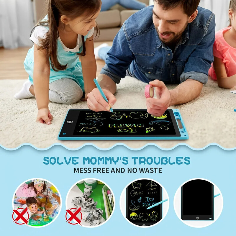 8,5-/10-tolline LCD-kirjutahvelarvuti lastele, grafiti visanditahvel mänguasjad, käsitsi kirjutatav tahvel, maagiline joonistustahvel, mänguasja kingitus
