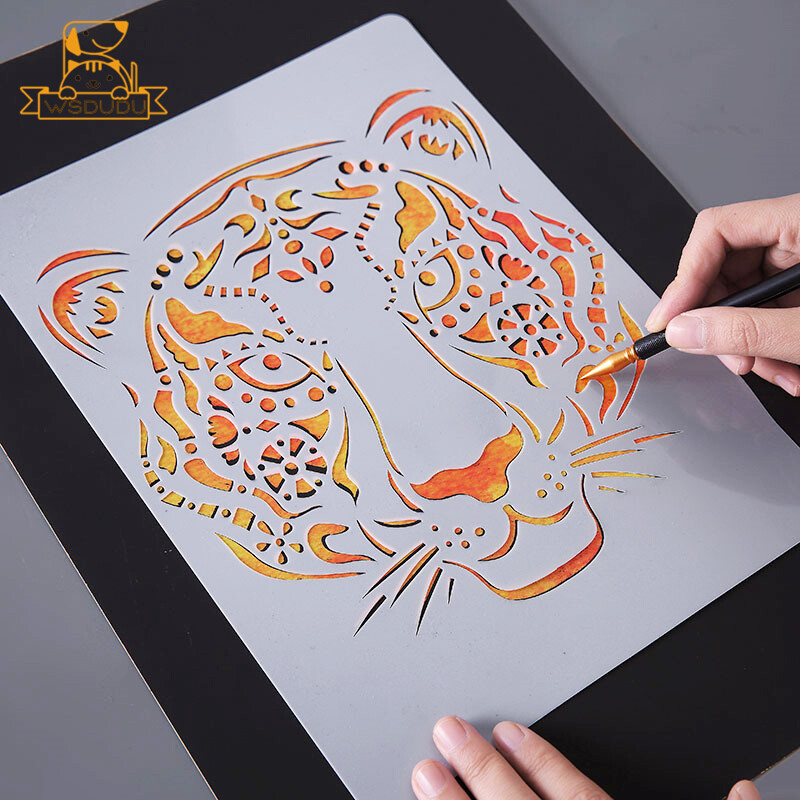 10 tk kriimustuspaberit ja 5 tk loomade šabloonide maagilise šablooni maalimine mängumäng vikerkaarekaartide joonistamine mänguasja isetegemine käsitöö lastele kingitused