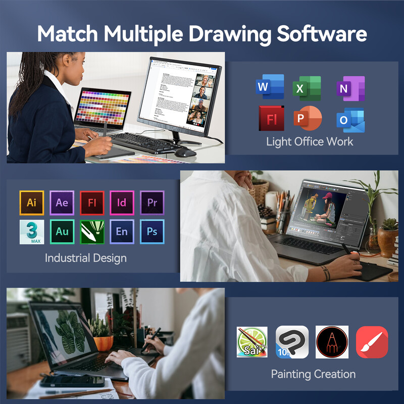 UGEE S640 Tablet γραφικών 6 ιντσών Ταμπλέτες σχεδίασης Ψηφιακό μπλοκ στυλό γραφής πίνακα σχεδίασης 8192 γραφίδα για φορητό υπολογιστή Android Windows Mac