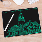 11,5/10,5-tolline LCD-joonistustahvel töötamiseks täisekraaniga ülipeen kahe-/ühepoolne käsitsi kirjutatava kristallmagnetiga tahvelarvuti alus