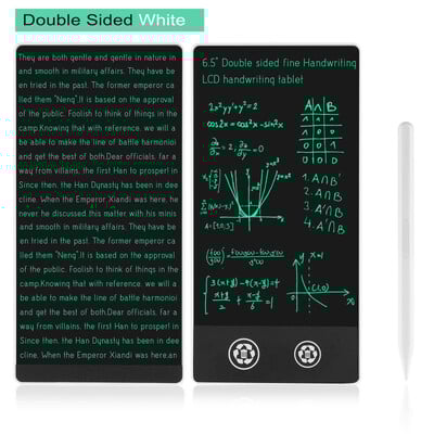 Ecran complet de 6,5 inci Scriere de mână superfină Tabletă de scris LCD Conținut pentru întâlnire Bloc de schiță magnetic Tablă de desene cu cristale lichide