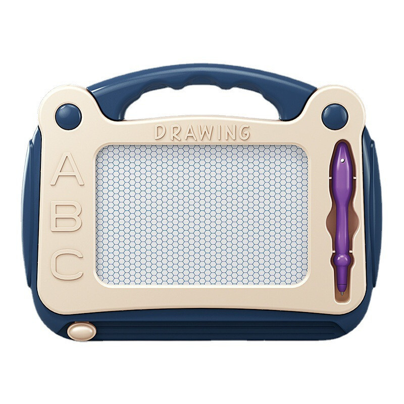 Mini magnetjoonistustahvel Kustutav värviline ühe pliiatsiga kirjutusplokk Graffiti kunsti hariv koolieelne tööriist, laste mänguasi