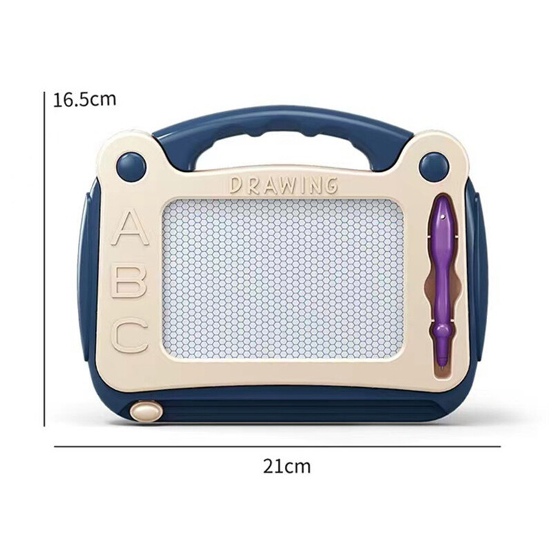 Mini magnetjoonistustahvel Kustutav värviline ühe pliiatsiga kirjutusplokk Graffiti kunsti hariv koolieelne tööriist, laste mänguasi