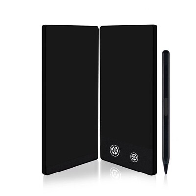 2 σε 1 Πίνακας σχεδίασης LCD Διπλής όψης Φορητός υπολογιστής χειρογράφου Ψηφιακά τάμπλετ σχεδίασης 6,5 σε Sketchpad Παιδική επιφάνεια γραφής Δώρο