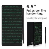 6,5-tolline täisekraan ülipeen käekirjaga LCD-kirjutahvelarvuti koosoleku sisu magnetiline visandiplokk vedelkristalljoonistustahvel