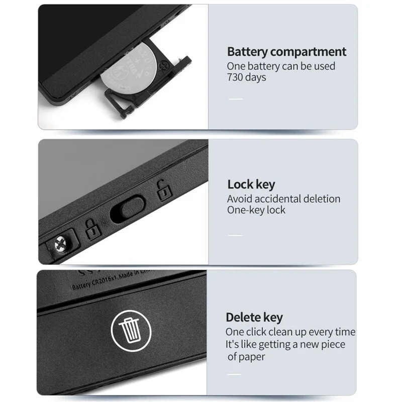 6,5-tolline täisekraan ülipeen käekirjaga LCD-kirjutahvelarvuti koosoleku sisu magnetiline visandiplokk vedelkristalljoonistustahvel