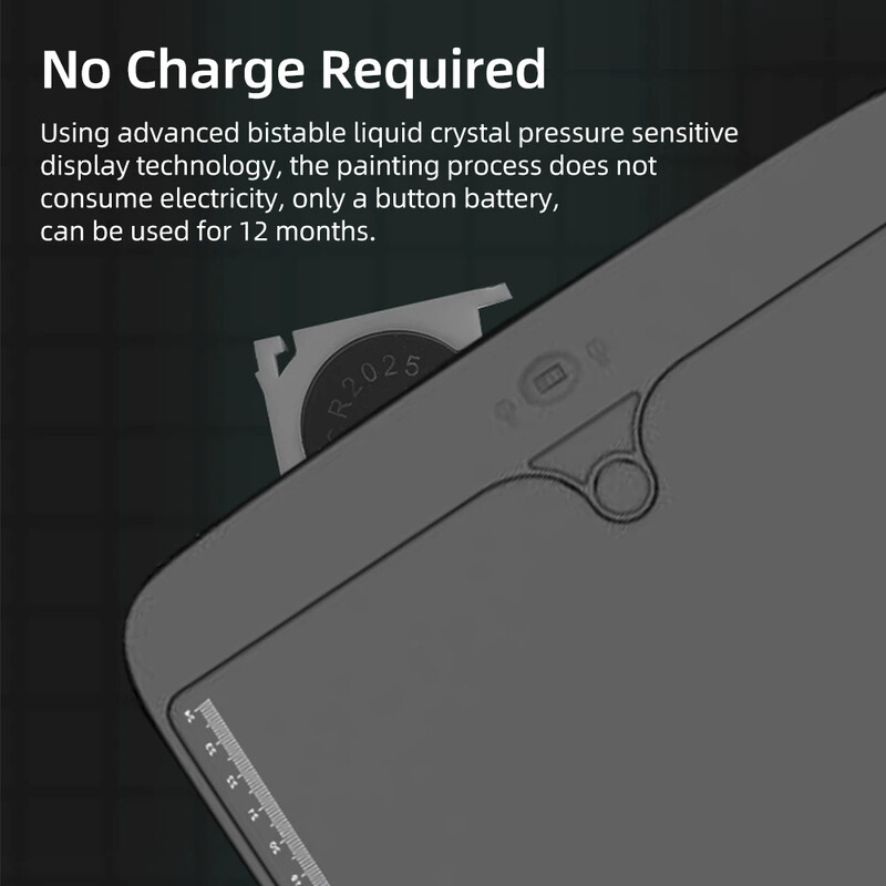 12-tolline LCD-kirjutahvelarvuti elektrooniline digitaalne joonistustahvel Üliõhuke kirjutusplaat jagatud ekraaniga ühe klõpsuga kustutamine lukustusnupuga