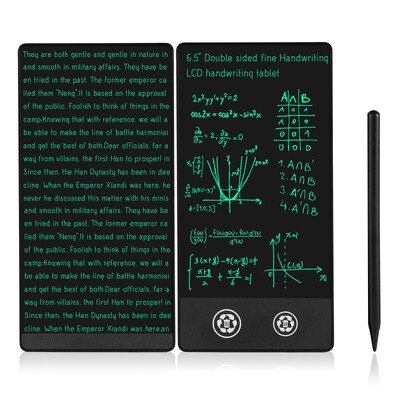 6,5-инчов екран Суперфин почерк LCD дъска за писане Среща Магнитна едностранна/двустранна подложка Течни чертежи Таблет