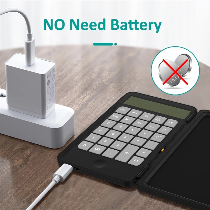 6,5-tolline kalkulaator kirjutav laetav digitaalne tahvelarvuti, kaasaskantav nutikas LCD-graafika käsitsi kirjutamisplokk, paberivaba joonistustahvel