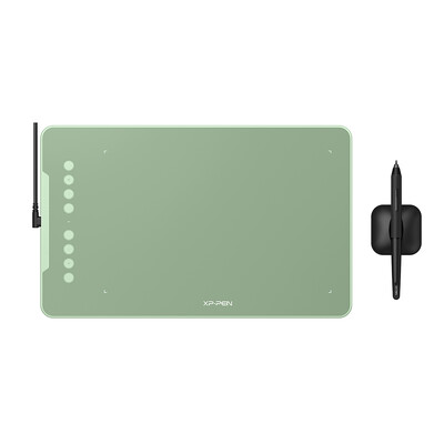 XPPen Deco 01V2 graafiline tahvelarvuti, 10-tolline digitaalne joonistahvelarvuti, 3 värvi 8192 taset, 60 kallutatav kunstianimatsioon Android Windows Maci jaoks