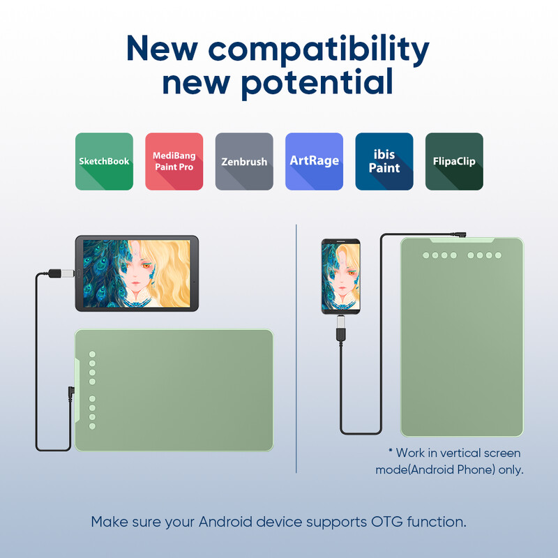 XPPen Deco 01V2 graafiline tahvelarvuti, 10-tolline digitaalne joonistahvelarvuti, 3 värvi 8192 taset, 60 kallutatav kunstianimatsioon Android Windows Maci jaoks
