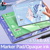 Angelmark A3/A4/A5 markerpadi, 80 g/m2, 30 lehte eskiisjooniste märkmik, maalimisraamatud käsitsi maalimiseks, kunstitarvete jaoks