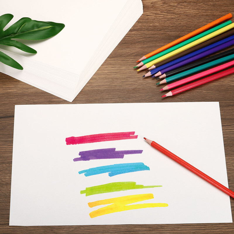 20 coli 160 g/180 g Hârtie de schiță 8K 14,8x10,2" Bloc de schiță pentru artist pentru cerneală Schiță Pictură Carte de desen Pictură Hârtie de scris