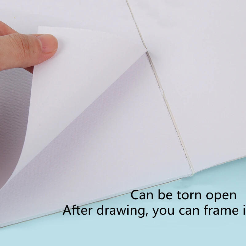 Caiet de schițe pentru pictură acrilică de 300 GSM pentru artiști A4 A5 Hârtie groasă de acuarelă pentru practicarea începătorilor de desen pentru pictură în ulei