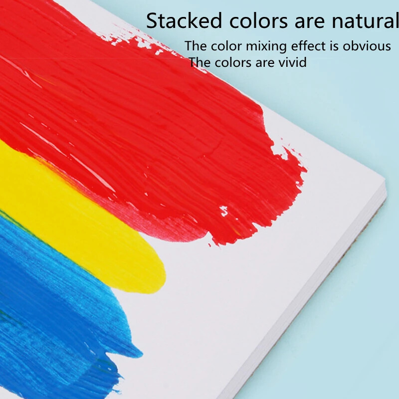 Caiet de schițe pentru pictură acrilică de 300 GSM pentru artiști A4 A5 Hârtie groasă de acuarelă pentru practicarea începătorilor de desen pentru pictură în ulei