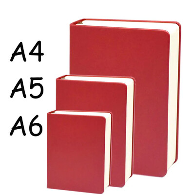 Ülipaksud märkmikud Agenda Planner 660 lehekülge Tühi sisemine PU-nahast pehme köide Sketchbook Journal Päeviku märkmik Kirjatarbed