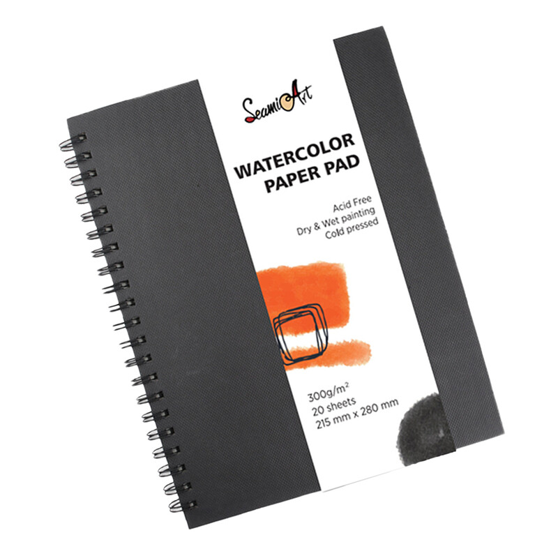 Bloc de hârtie pentru desen. Rechizite pentru desen pentru artist. Carte pentru pictură. Bloc pentru pictură cu acuarelă