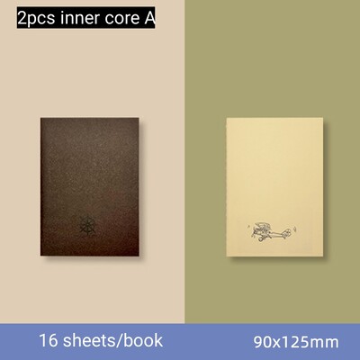 POTENTATE 100% pamutpép akvarell papír 200g retro utazási vázlatfüzet cserélhető mag hordozható festőkönyv művészeti kellékek