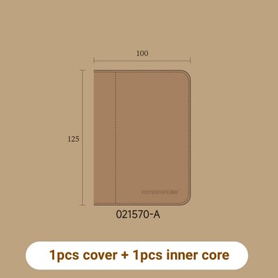 POTENTATE 100% pamutpép akvarell papír 200g retro utazási vázlatfüzet cserélhető mag hordozható festőkönyv művészeti kellékek