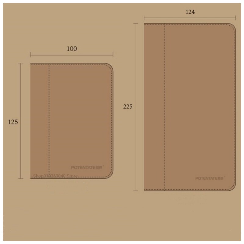 POTENTATE 100% pamutpép akvarell papír 200g retro utazási vázlatfüzet cserélhető mag hordozható festőkönyv művészeti kellékek