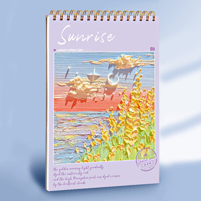 Caiet de schițe A4 160 GSM 60 de coli Carte de artă din hârtie pentru desen pentru artist, acuarelă, pictură în ulei, papetărie, studenți, rechizite școlare