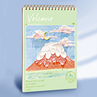 Caiet de schițe A4 160 GSM 60 de coli Carte de artă din hârtie pentru desen pentru artist, acuarelă, pictură în ulei, papetărie, studenți, rechizite școlare