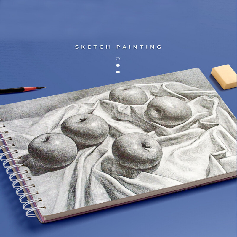 A4 paksendatud visandivihik 60 lehte 160g joonistamiseks vesivärv/marker Paber/õlimaal/värvipliiatsid tühi joonistusvihik