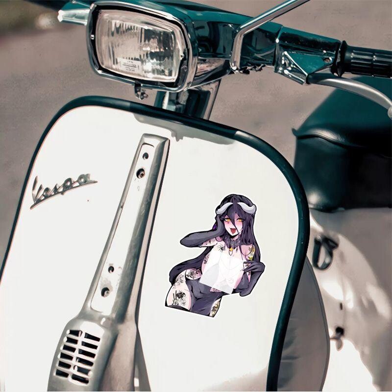 Naljepnica Overlord Albedo Pure Love Devil Joint Cyberpunk Anime Naljepnica za automobil Električna dekoracija