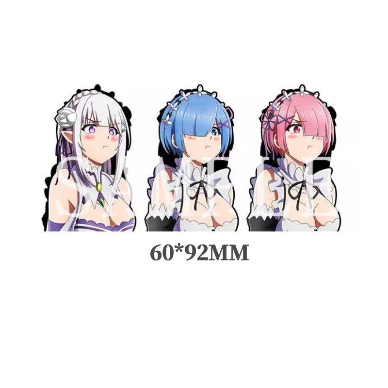  Remram 3D Gradient Illusion Dynamic Sticker Viață într-o altă lume de la zero Animație 