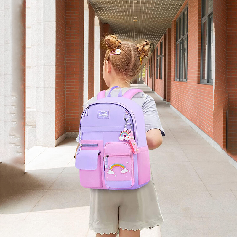 Dječje školske torbe za djevojčice Lagana i vodootporna ruksak za osnovnu školu Dječja torba za knjige Školska torba mochila