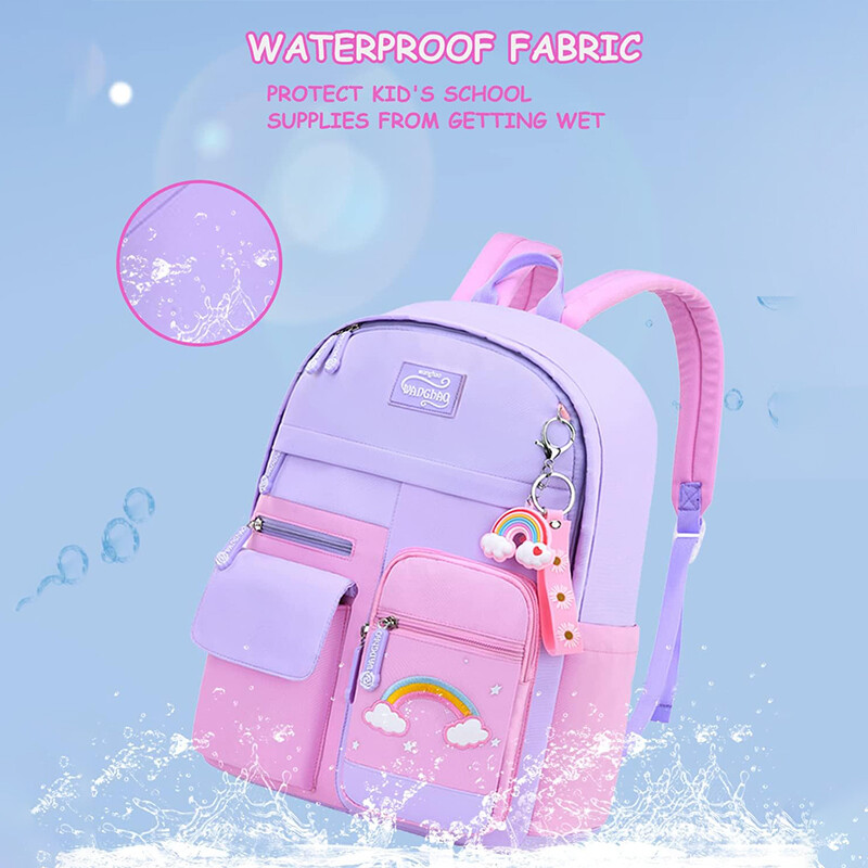 Dječje školske torbe za djevojčice Lagana i vodootporna ruksak za osnovnu školu Dječja torba za knjige Školska torba mochila