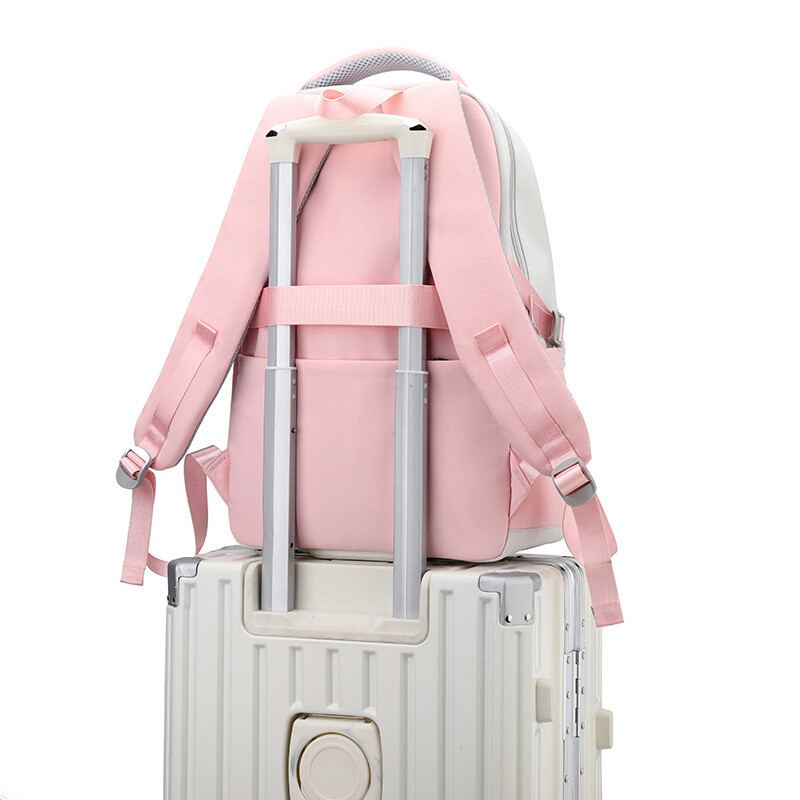 Poznati brend BAIJIAWEI dizajnerski modni ruksak za tinejdžerice Visokoestetska narančasta školska torba Srednja školska torba