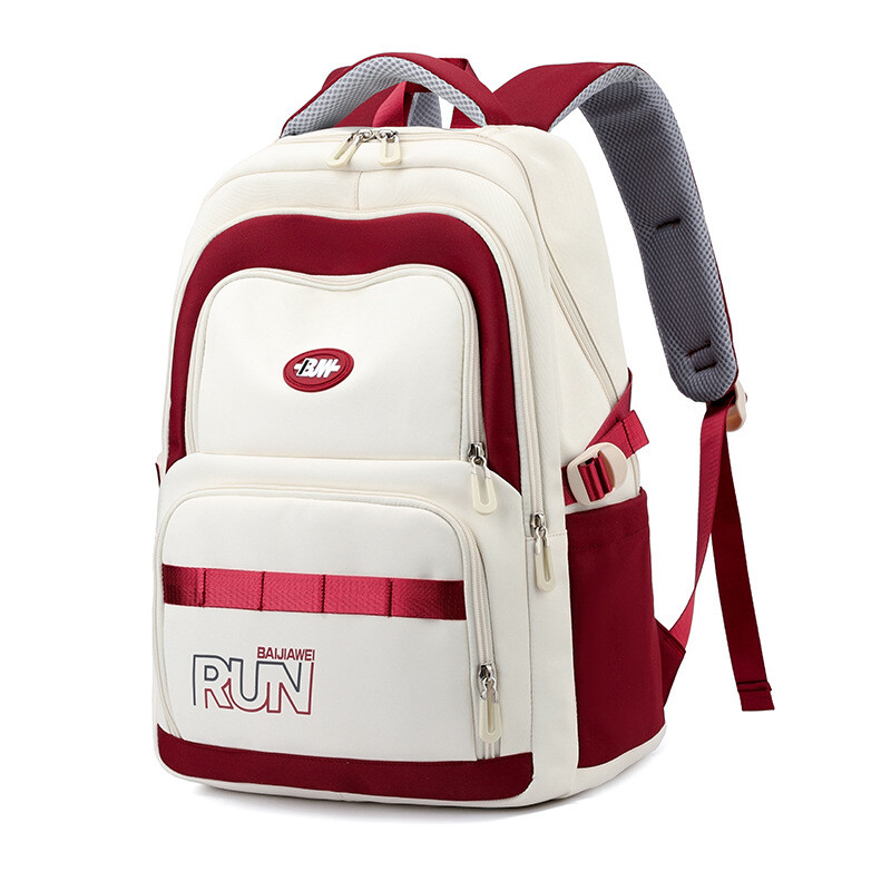 Poznati brend BAIJIAWEI dizajnerski modni ruksak za tinejdžerice Visokoestetska narančasta školska torba Srednja školska torba