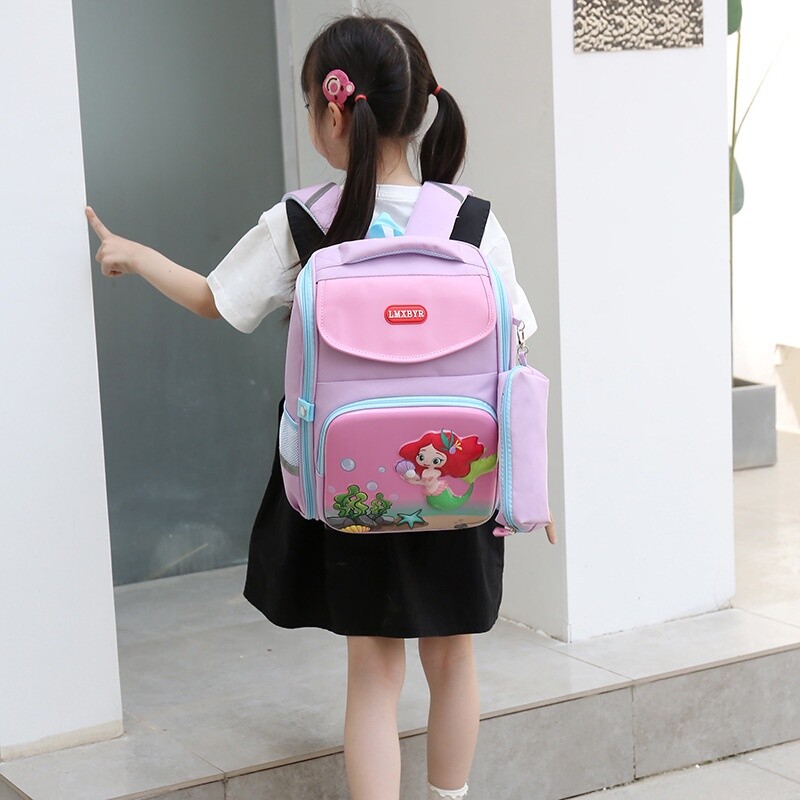 Noua geantă spațială pentru școală elementară 2023, la modă, clasa I-a II-a, pentru băieți și fete, cu dinozaur din desene animate, rucsac pentru copii de capacitate mare