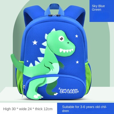 Σακίδιο πλάτης Anti Lost Νηπιαγωγείου για μωρό 3 έως 6 ετών Χαριτωμένο σχολικό σακίδιο δεινοσαύρων για παιδιά Δώρο Σχολική τσάντα πρώτης δημοτικού