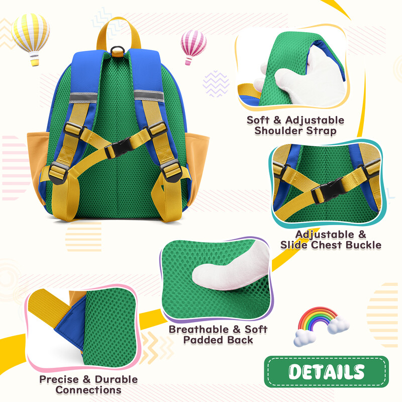 Παιδικό σακίδιο πλάτης Αγόρια κορίτσια Mimi Backpack, Προσχολική τσάντα πλάτης για παιδιά 3-6 ετών Παιδικό σχολείο Α' Δημοτικού, Σχολική τσάντα