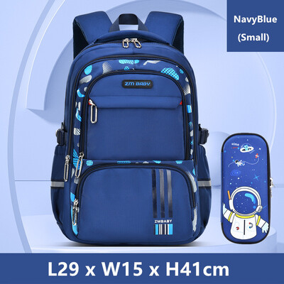 Set de rucsac pentru elevi Fengdong, pentru elevi, pentru băieți, rucsac mare pentru școală, case pentru creion, pentru școală, rucsac luminos, multe buzunare