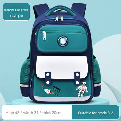 Babu Bean ghiozdan pentru băieți, fete, din pânză Oxford, astronaut, rezistent la uzură, care reduce sarcina, rucsac pentru copii.