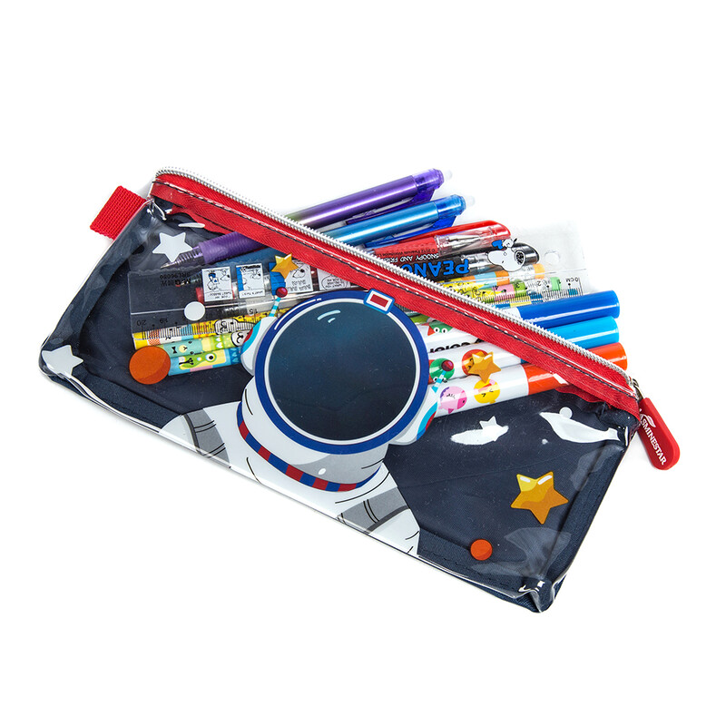 Prozirne školske torbe s uzorkom svemira astronauta za dječake Kawaii ruksak s pernicom za ručak Školski ruksak za malu djecu