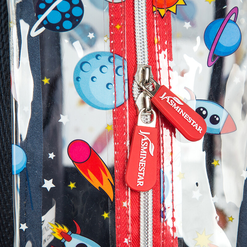 Prozirne školske torbe s uzorkom svemira astronauta za dječake Kawaii ruksak s pernicom za ručak Školski ruksak za malu djecu