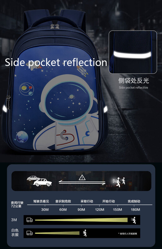 Dječja ruksak za dječake Astronauti Školska torba za djecu Tinejdžeri Srednja škola Jednorog školske torbe Vodootporne ruksake
