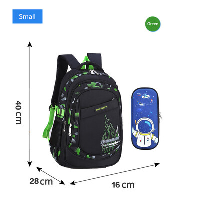 Fengdong pamatskolas soma Zīmuļu soma bērniem maskēšanās mugursoma Studentu skolas soma 6-12 gadu zēnu skolas mugursoma, mugursoma