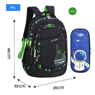 Fengdong pamatskolas soma Zīmuļu soma bērniem maskēšanās mugursoma Studentu skolas soma 6-12 gadu zēnu skolas mugursoma, mugursoma