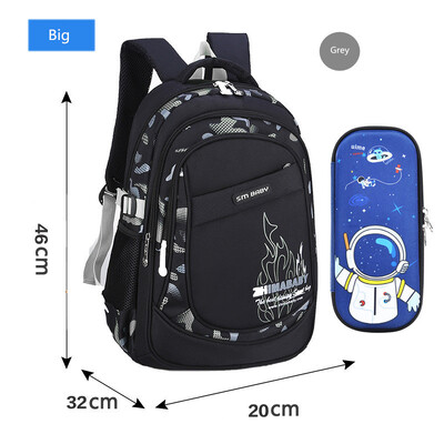 Fengdong pamatskolas soma Zīmuļu soma bērniem maskēšanās mugursoma Studentu skolas soma 6-12 gadu zēnu skolas mugursoma, mugursoma