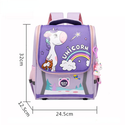 Armsad tüdrukute ükssarviku seljakotid poistele 1-3 klassi multifilmi ortopeediline veekindel seljakott lasteaia koolikott Mochila Escolar