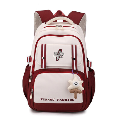 Sladoled s privjeskom Osnovnoškolski ruksak 1-6 razreda Slatke šarene školske torbe za djevojčice Vodootporne školske torbe velikog kapaciteta sac