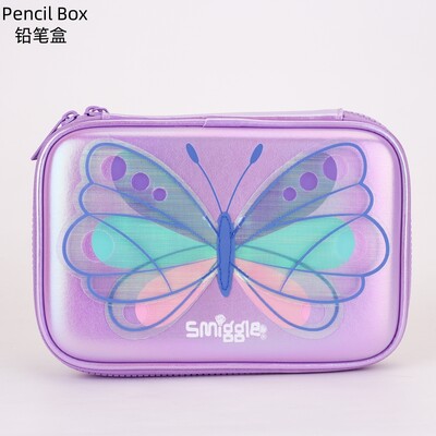 Smiggle Children Školski pribor Butterfly Series Školska torba Pernica Kutija za ručak Čaša za vodu Anime ruksak Poklon za studente