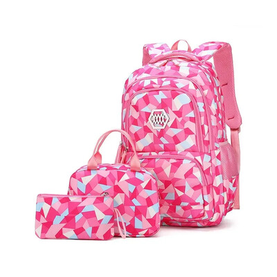 Ученически чанти за тийнейджъри Момичета Ученическа чанта с голям капацитет Момчета Комплект ученическа раница Раница Детски сладки чанти за книги