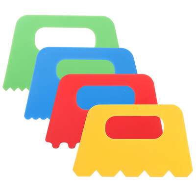 4 bucăți vopsea graffiti perie instrument de pictat desen pentru copii perii copii răzuitoare meșteșuguri