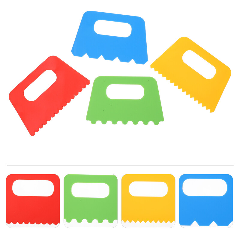 4 bucăți vopsea graffiti perie instrument de pictat desen pentru copii perii copii răzuitoare meșteșuguri